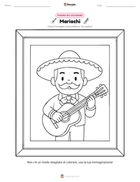 Anteprima della scheda stampabile di Mariachi