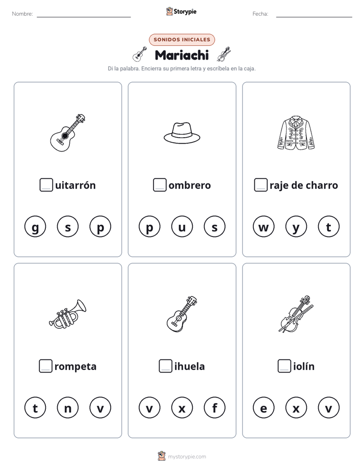 Sonidos Iniciales