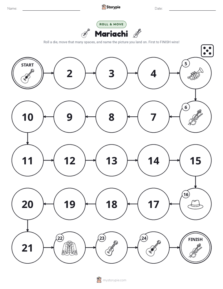 Roll & Move Game