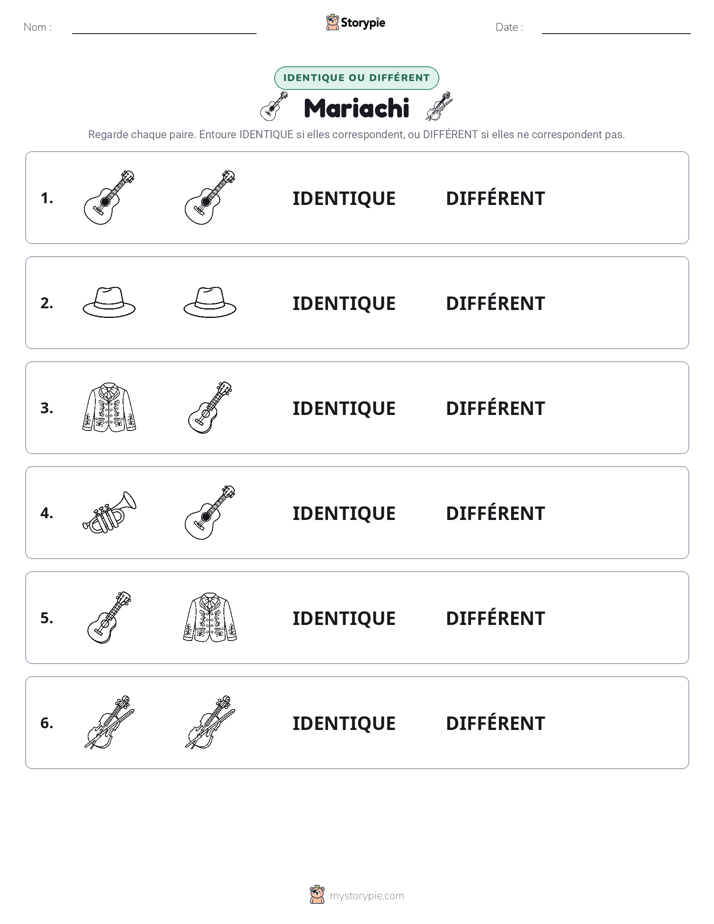 Identique ou Différent