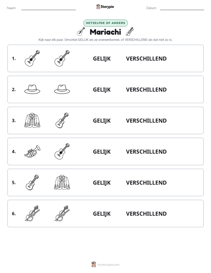 Zelfde of Verschillend
