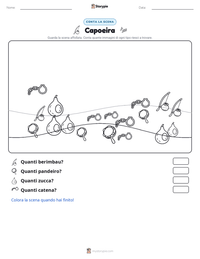 Anteprima della scheda stampabile di Capoeira