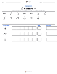 Capoeira druckbare Arbeitsblatt Vorschau