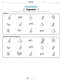 Anteprima della scheda stampabile di Capoeira