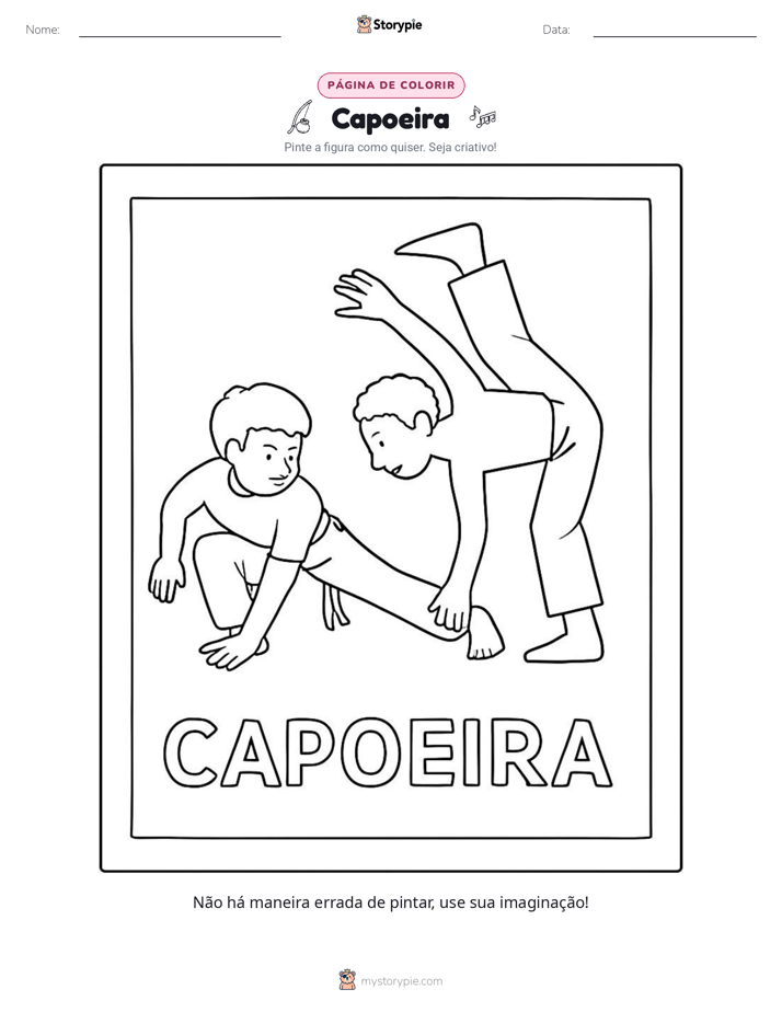 Página para colorir
