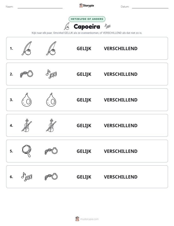 Zelfde of Verschillend