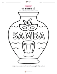 Samba afdrukbare werkblad voorbeeld