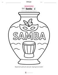 Samba yazdırılabilir çalışma sayfası önizlemesi