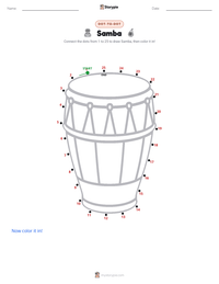Samba printable worksheet preview