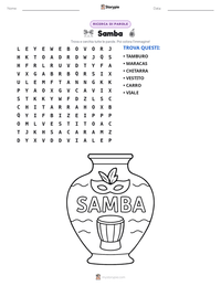 Anteprima della scheda stampabile di Samba