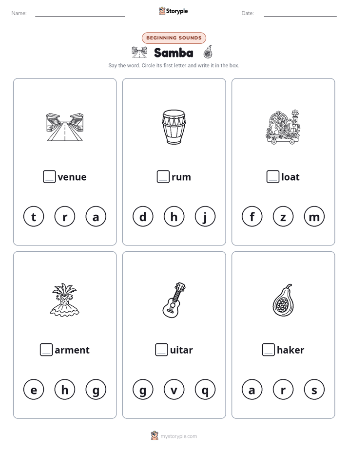 Beginning Sounds