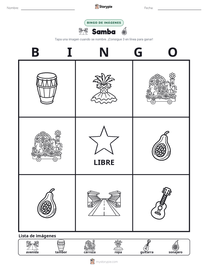 Bingo de Imágenes