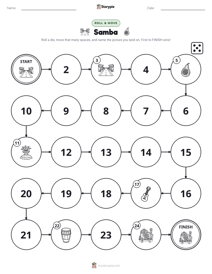 Roll & Move Game