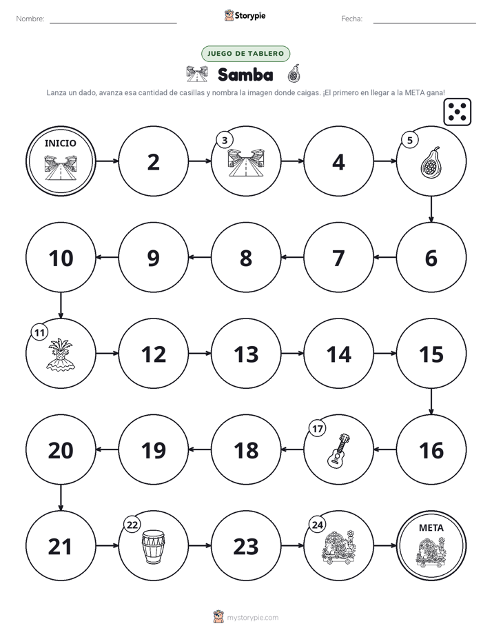 Juego de Rueda y Avanza