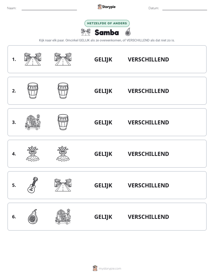 Zelfde of Verschillend
