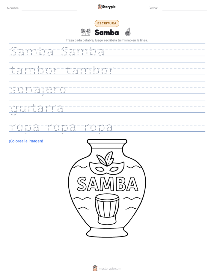 Práctica de Escritura
