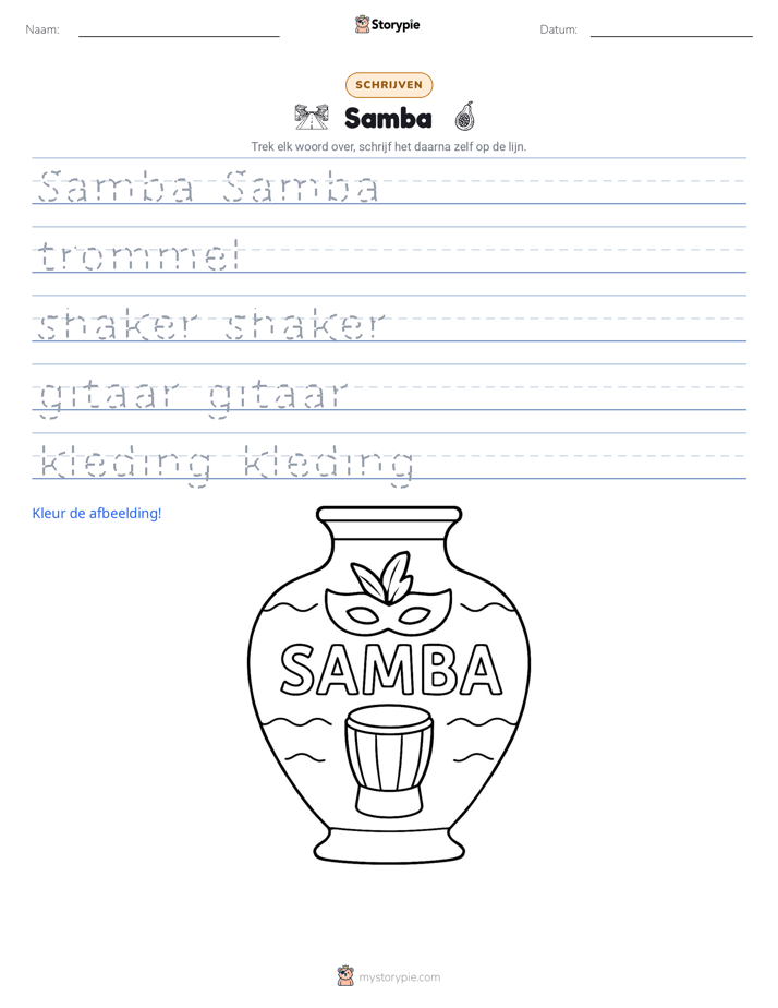 Schrijf Oefening