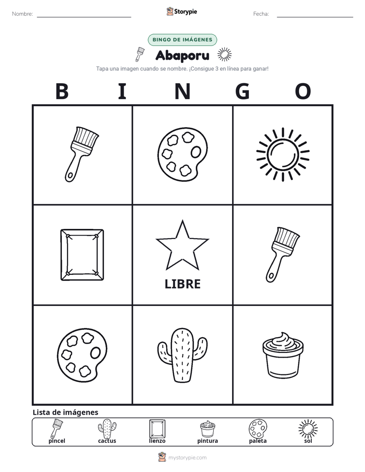 Bingo de Imágenes