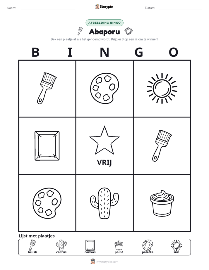 Afbeelding Bingo