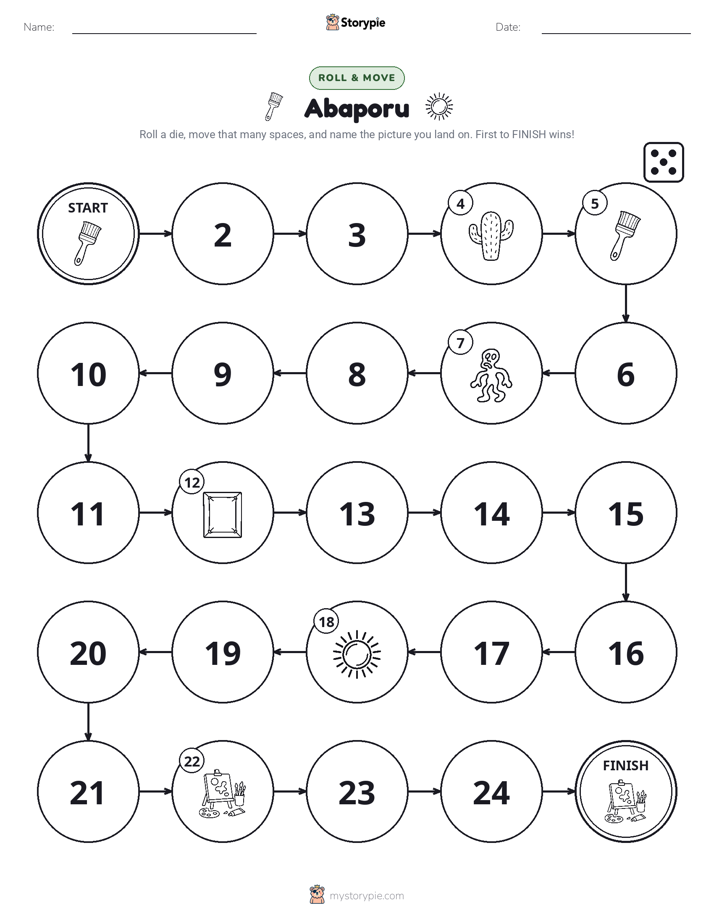 Roll & Move Game