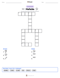 Mafalda printable worksheet preview