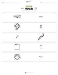 Mafalda printable worksheet preview