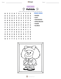 Mafalda druckbare Arbeitsblatt Vorschau