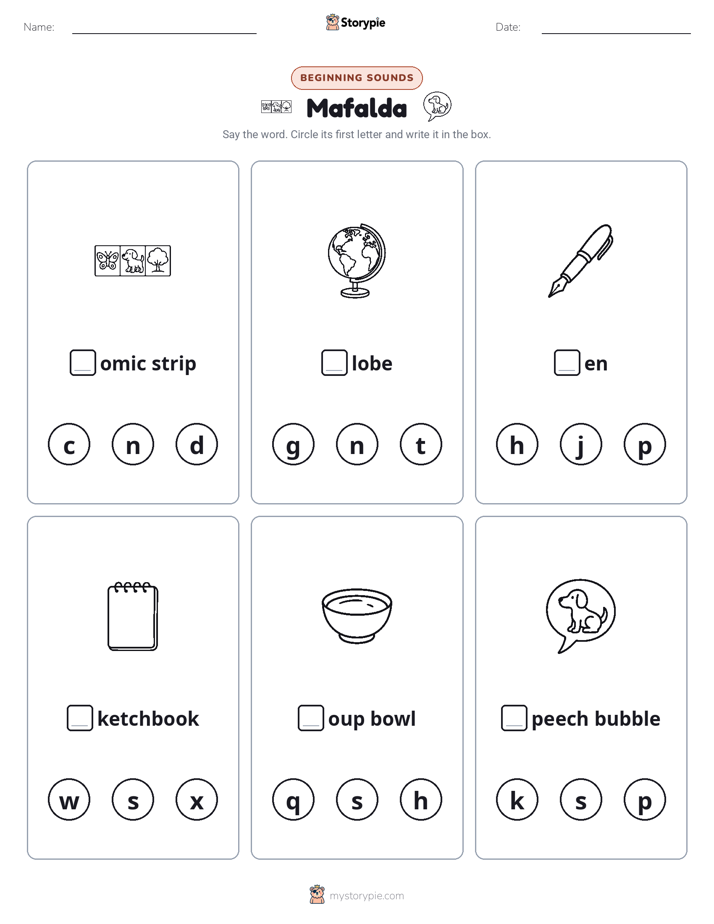 Beginning Sounds