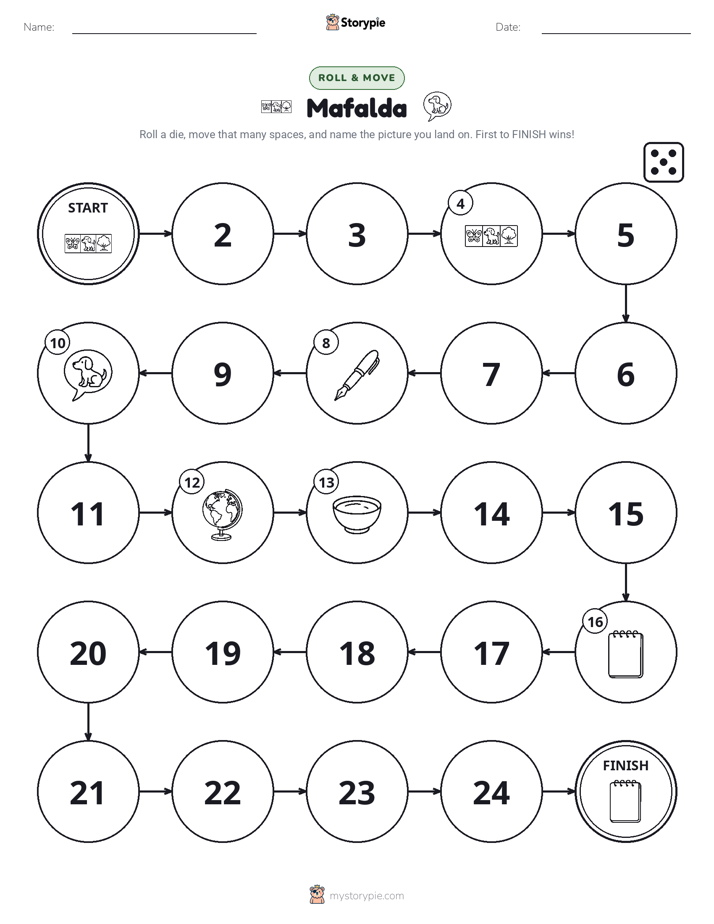 Roll & Move Game
