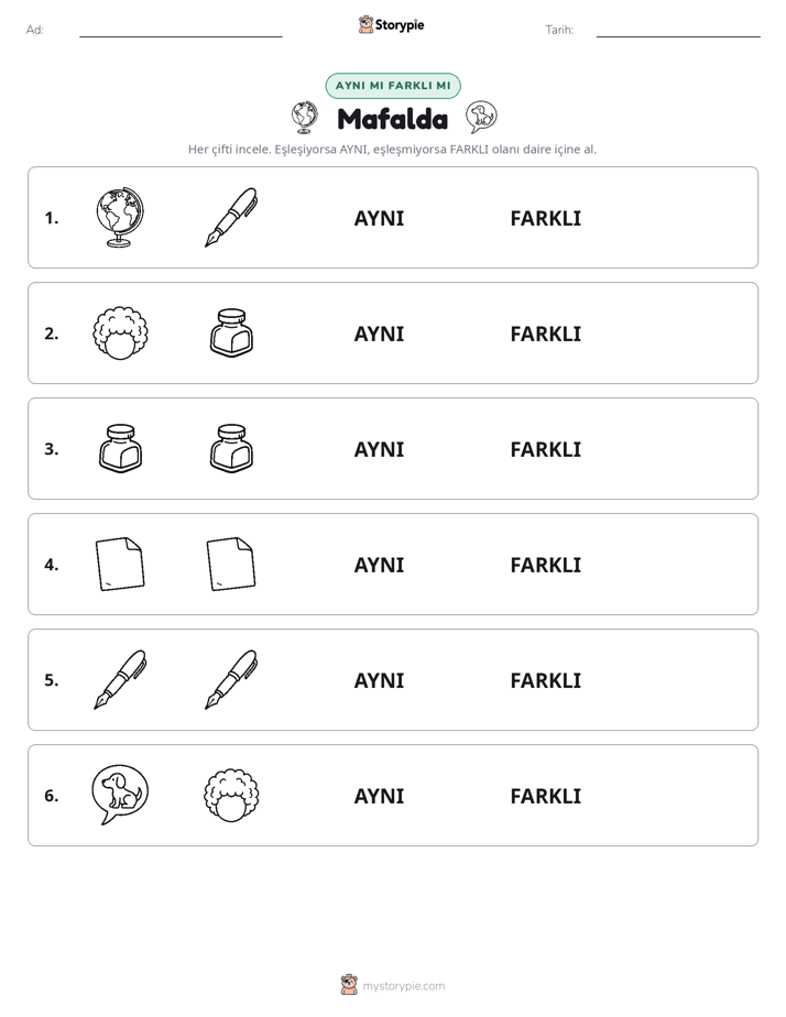 Aynı mı Farklı mı