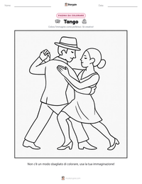 Anteprima della scheda stampabile di Tango