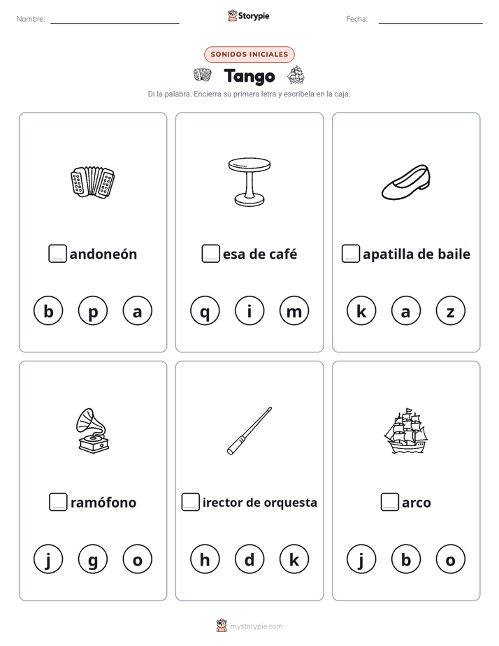 Sonidos Iniciales