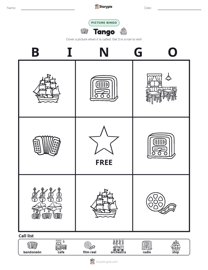 Picture Bingo