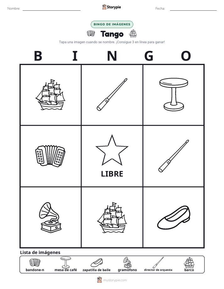 Bingo de Imágenes