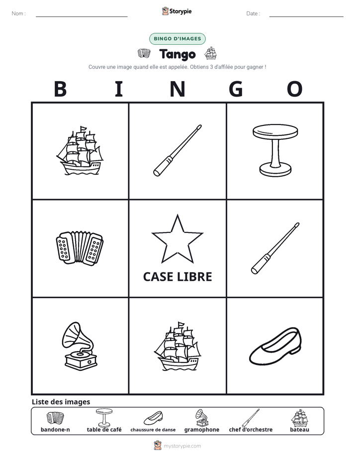 Bingo d'Images