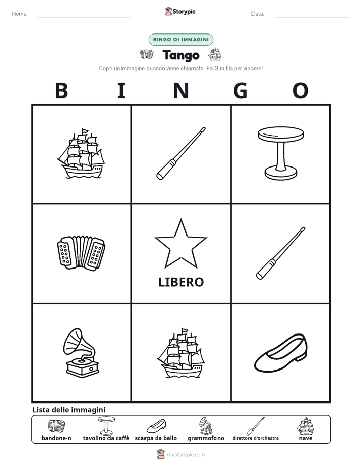 Bingo delle Immagini