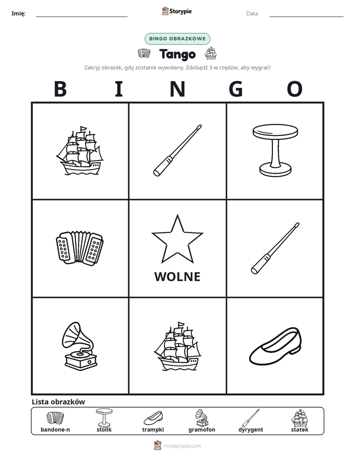 Bingo obrazkowe