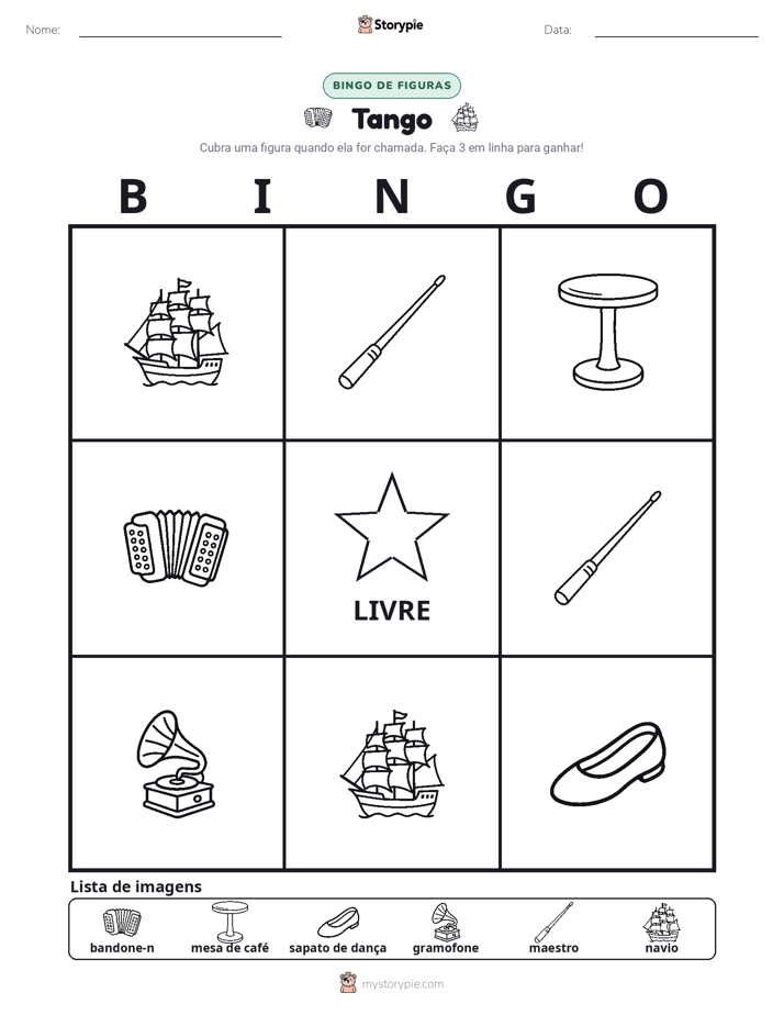 Bingo de Imagens