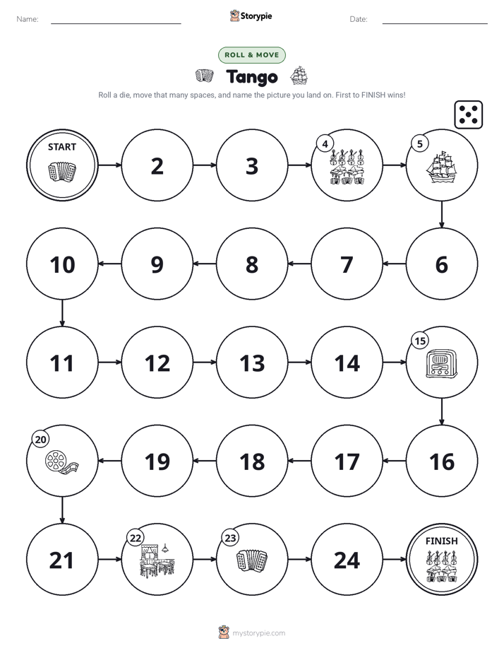 Roll & Move Game