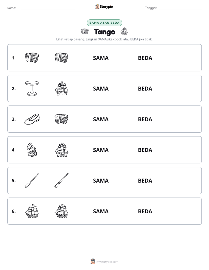 Sama atau Berbeda