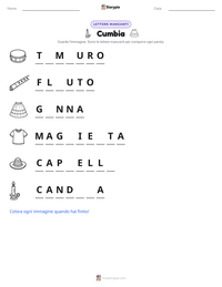 Anteprima della scheda stampabile di Cumbia