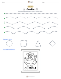 Anteprima della scheda stampabile di Cumbia