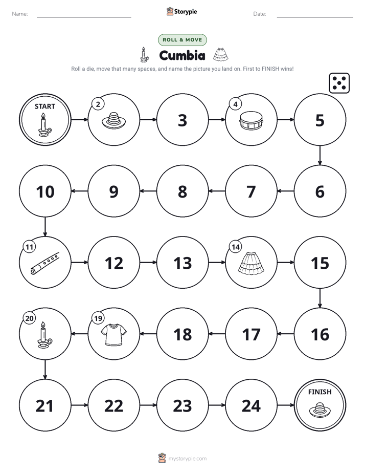 Roll & Move Game