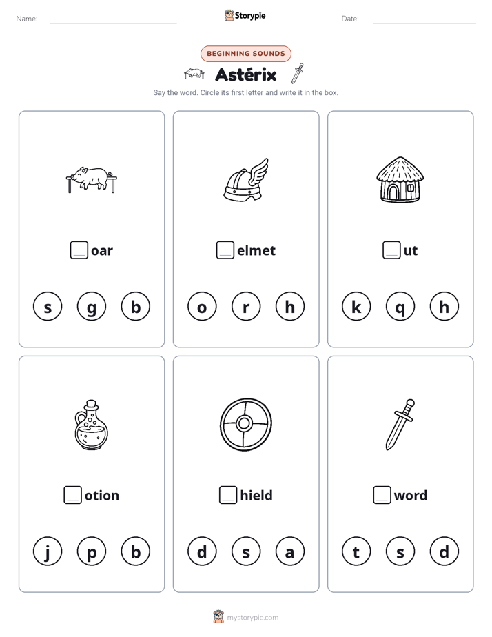 Beginning Sounds