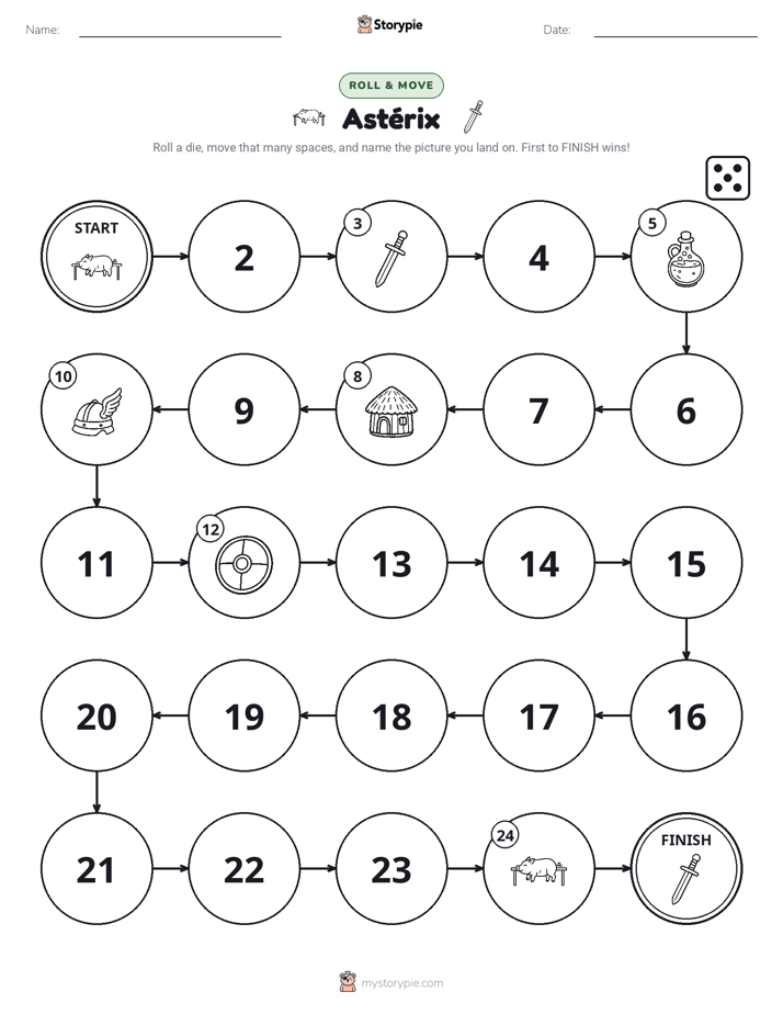 Roll & Move Game