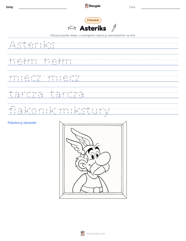 Ćwiczenie Pisania