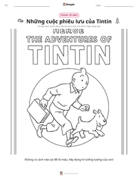 Xem trước tài liệu in sẵn Những cuộc phiêu lưu của Tintin