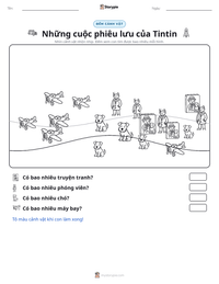 Xem trước tài liệu in sẵn Những cuộc phiêu lưu của Tintin