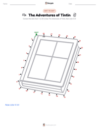 The Adventures of Tintin printable worksheet preview