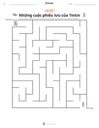 Xem trước tài liệu in sẵn Những cuộc phiêu lưu của Tintin
